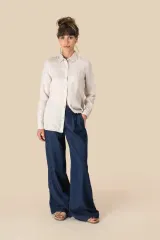 Camisa de lino mujer