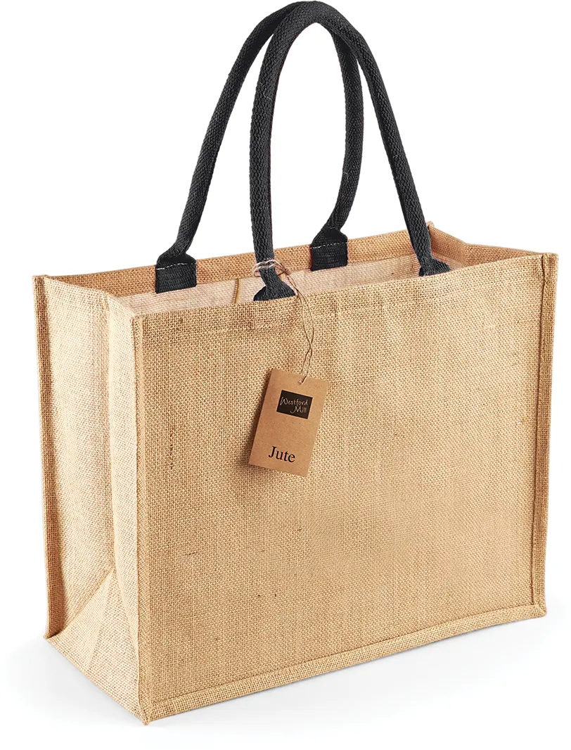 Bolsa de compra clásica de yute