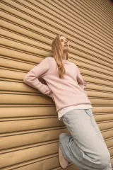 Sudadera ecorresponsable de cuello redondo unisex
