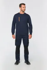 Sudadera Day To Day con bolsillo de cremallera contrastada