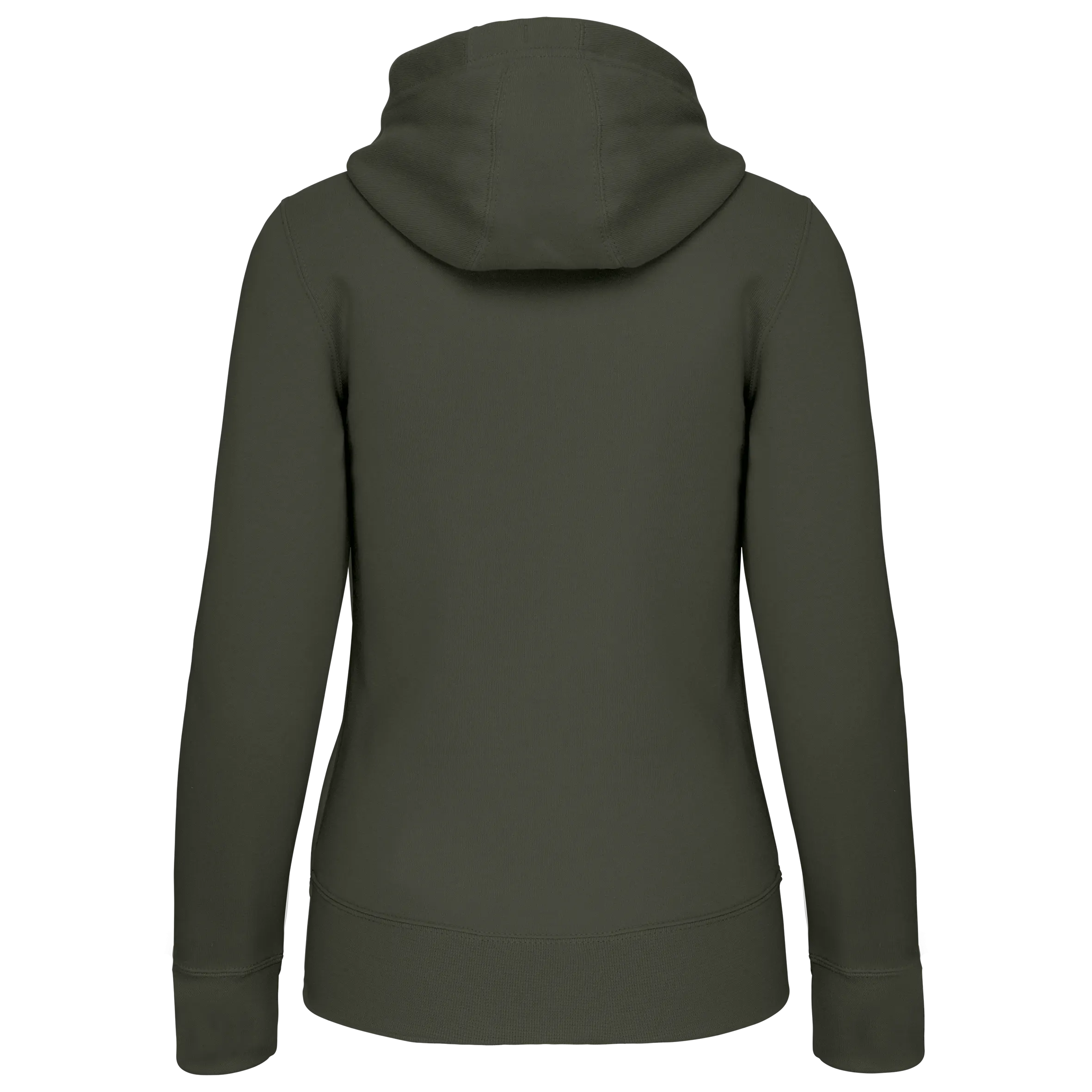 Sudadera con capucha y cremallera de mujer
