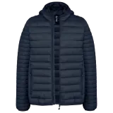 Chaqueta acolchada y ligera con capucha hombre