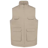 Chaleco polialgodón multibolsillos acolchado - Unisex