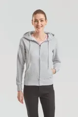 Sudadera Premium cremallera y capucha mujer (62-118-0)