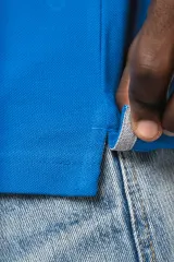 Polo punto piqué manga corta hombre