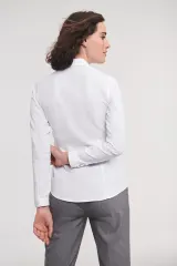 Camisa Espiga manga larga mujer
