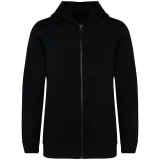 Sudadera ecorresponsable con capucha y cremallera infantil