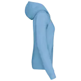 Sudadera capucha contrastada mujer