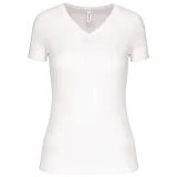 Camiseta de deporte cuello de pico mujer