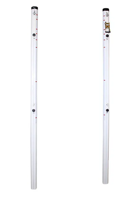 JUEGO DE 2 POSTES MULTIALTURAS ALUMINIO TUBO DE 90MM FIJOS