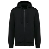 Sudadera ecorresponsable french terry con capucha y cremallera - Unisex