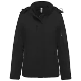 Parka softshell acolchada con capucha mujer