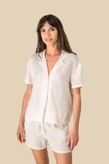 Short de lino mujer