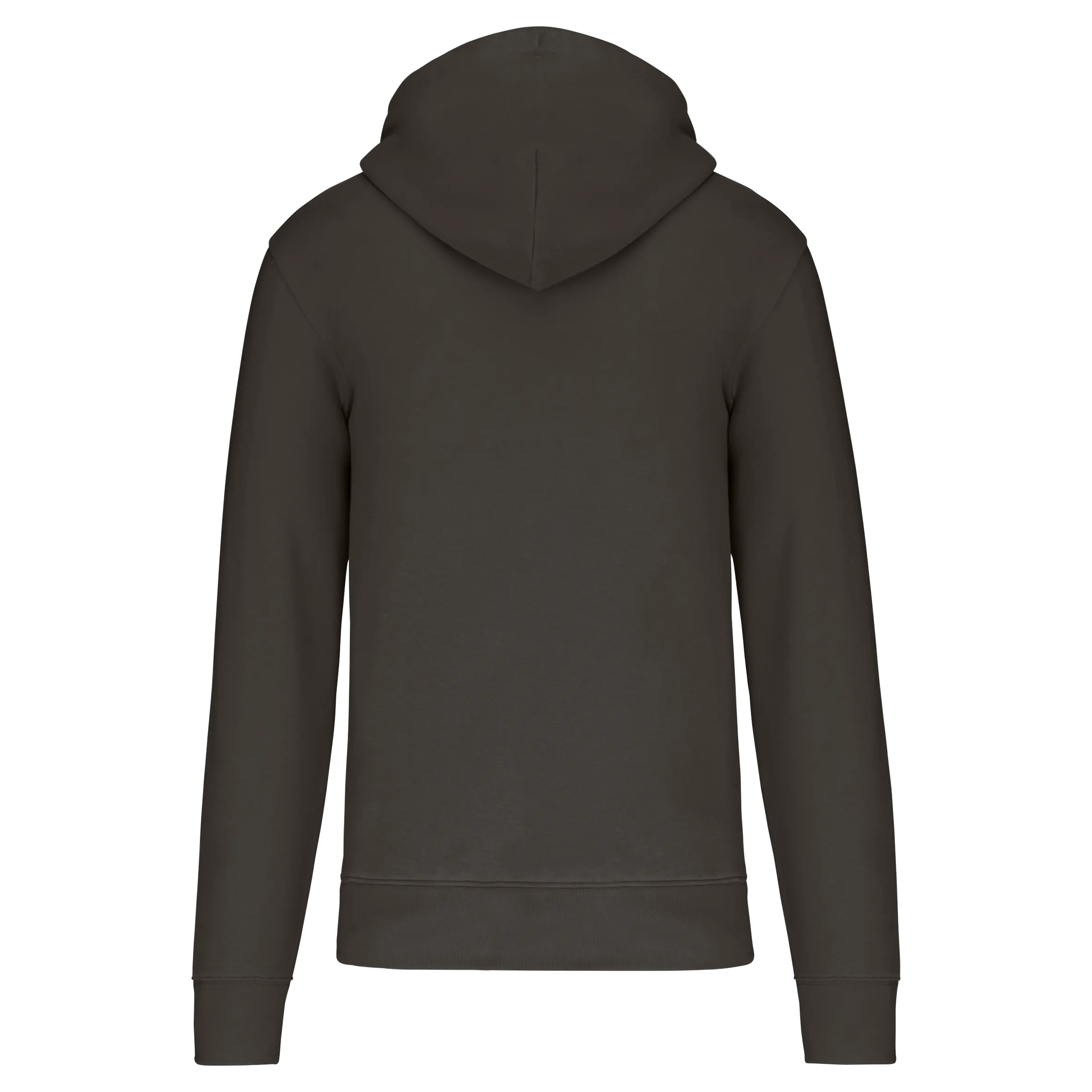 Sudadera con capucha y cremallera ecorresponsable hombre