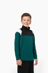 Sudadera de entrenamiento 1/4 de cremallera infantil