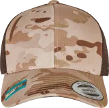 Gorra trucker retro multicam