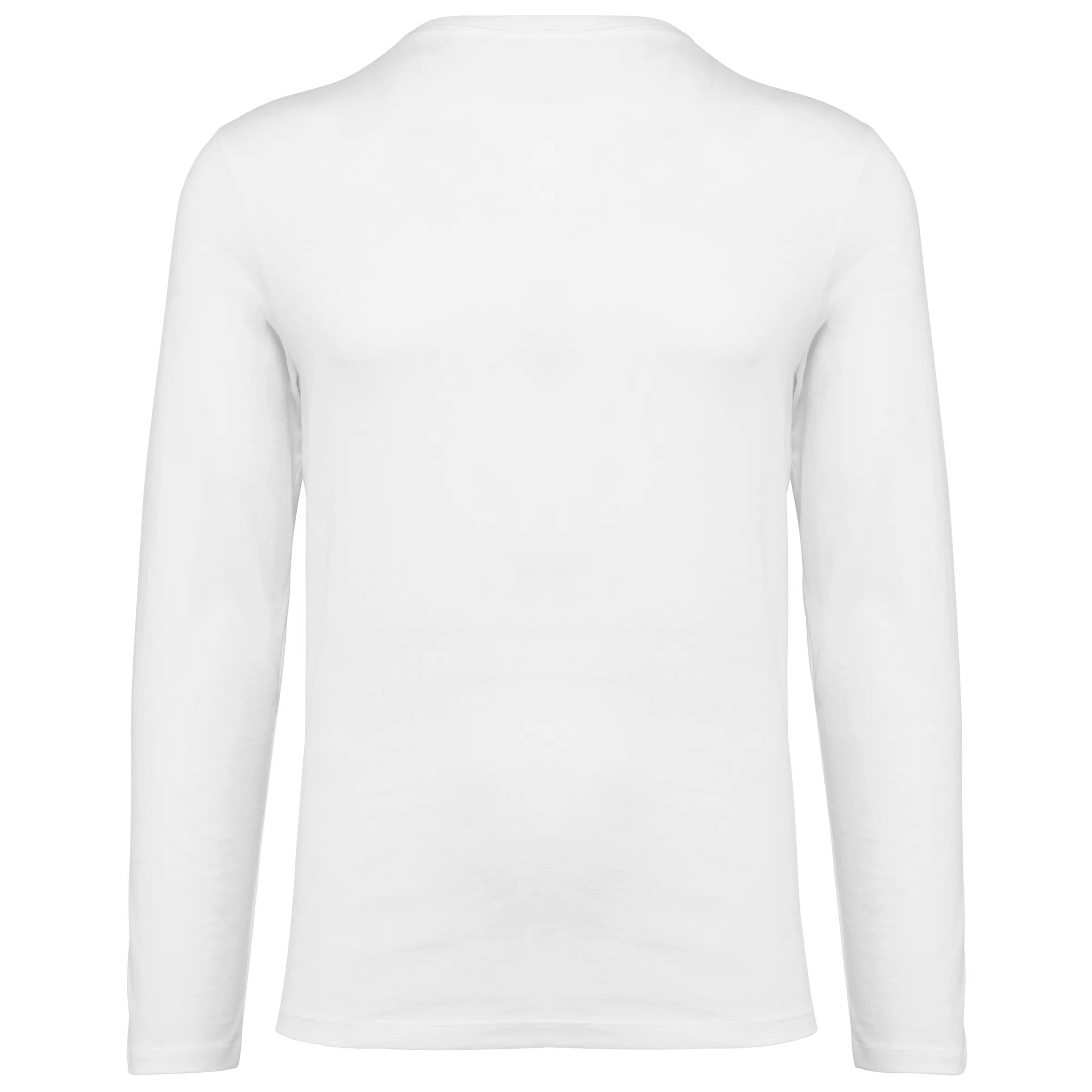 Camiseta Supima® cuello de pico manga larga hombre