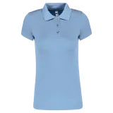 Polo interlock de manga corta mujer