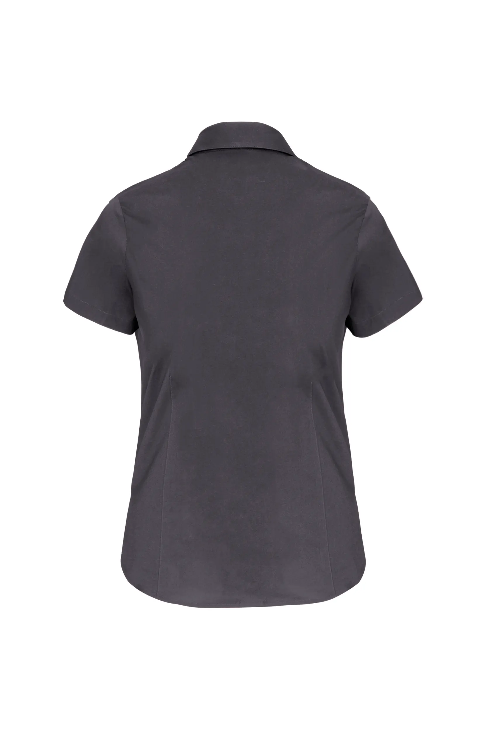 Camisa stretch manga corta mujer