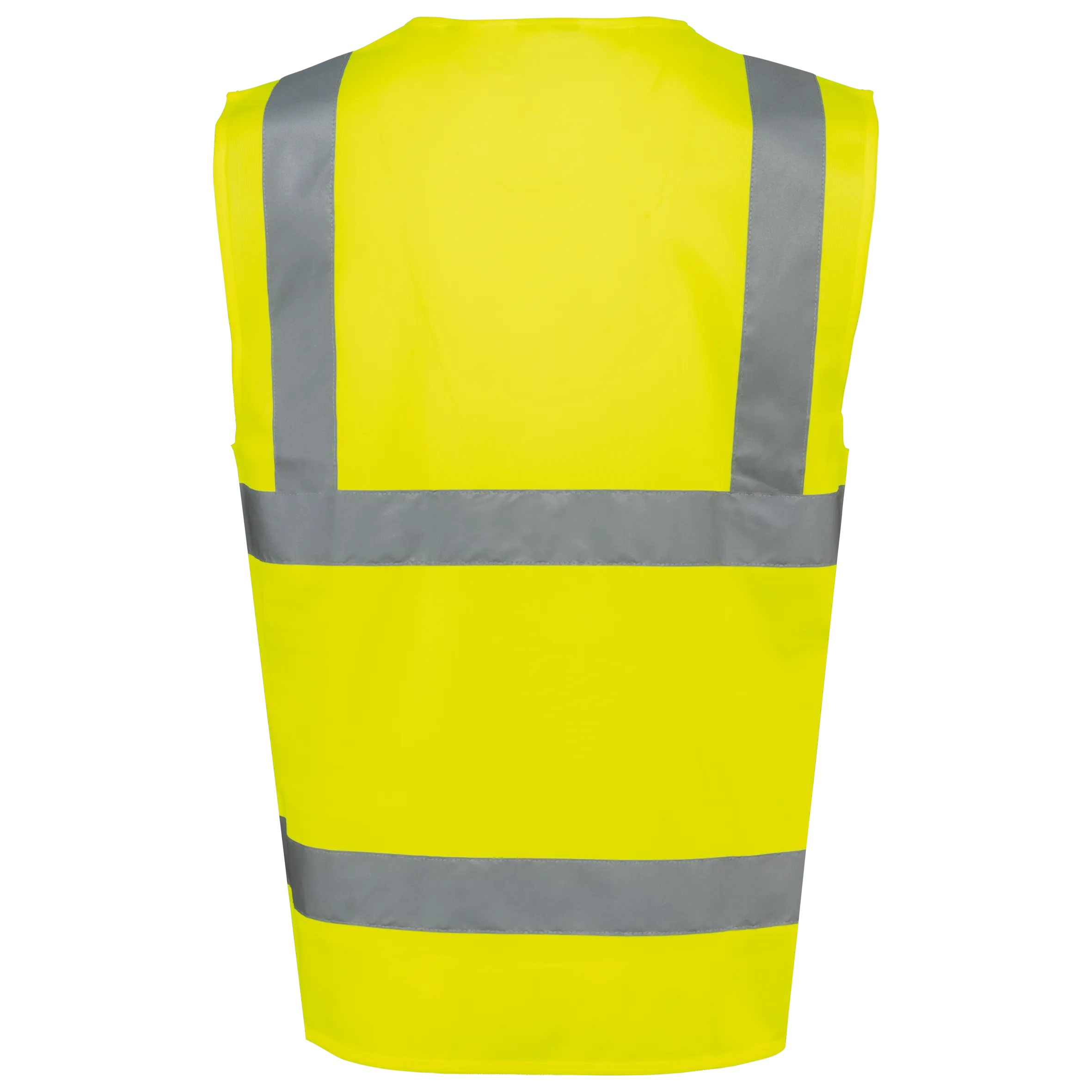 Chaleco de seguridad alta visibilidad reciclado con cremallera unisex