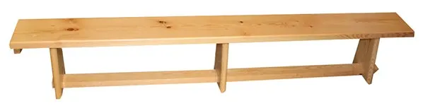 BANCO SUECO DE MADERA 2MTS