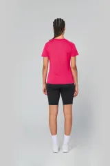 Camiseta de deporte cuello de pico mujer