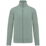 Chaqueta micropolar con cremallera hombre