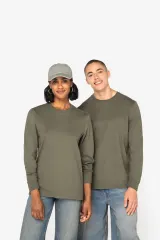 Camiseta ecorresponsable manga larga unisex