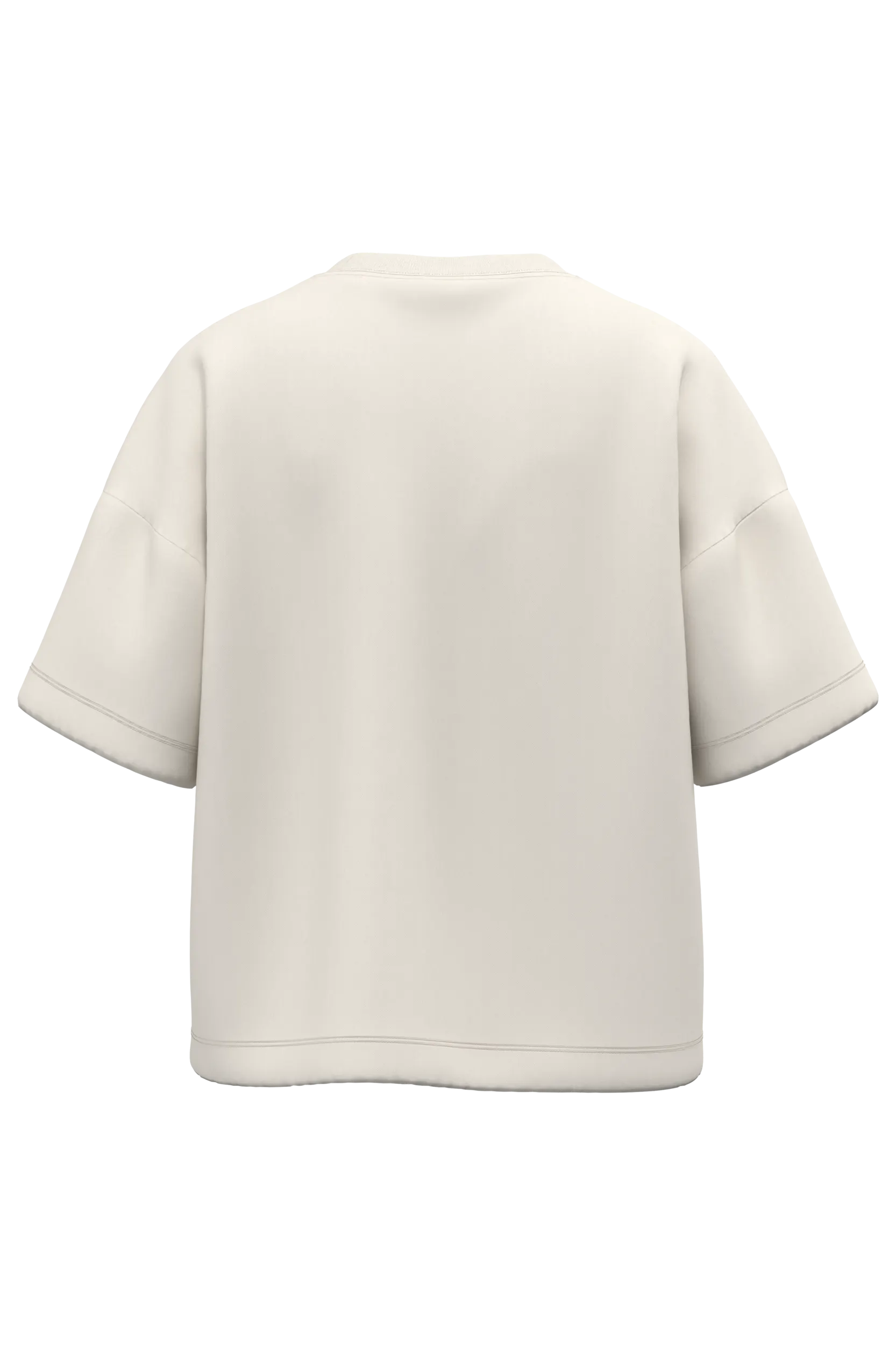 Camiseta sostenible de corte boxy con hombros caídos mujer