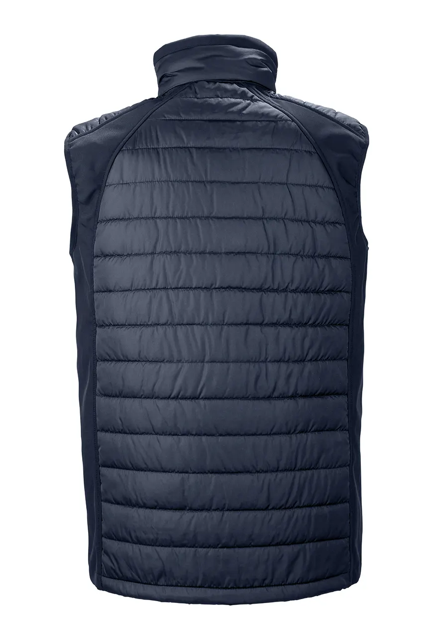 Chaleco Softshell Black Compass acolchado reciclado