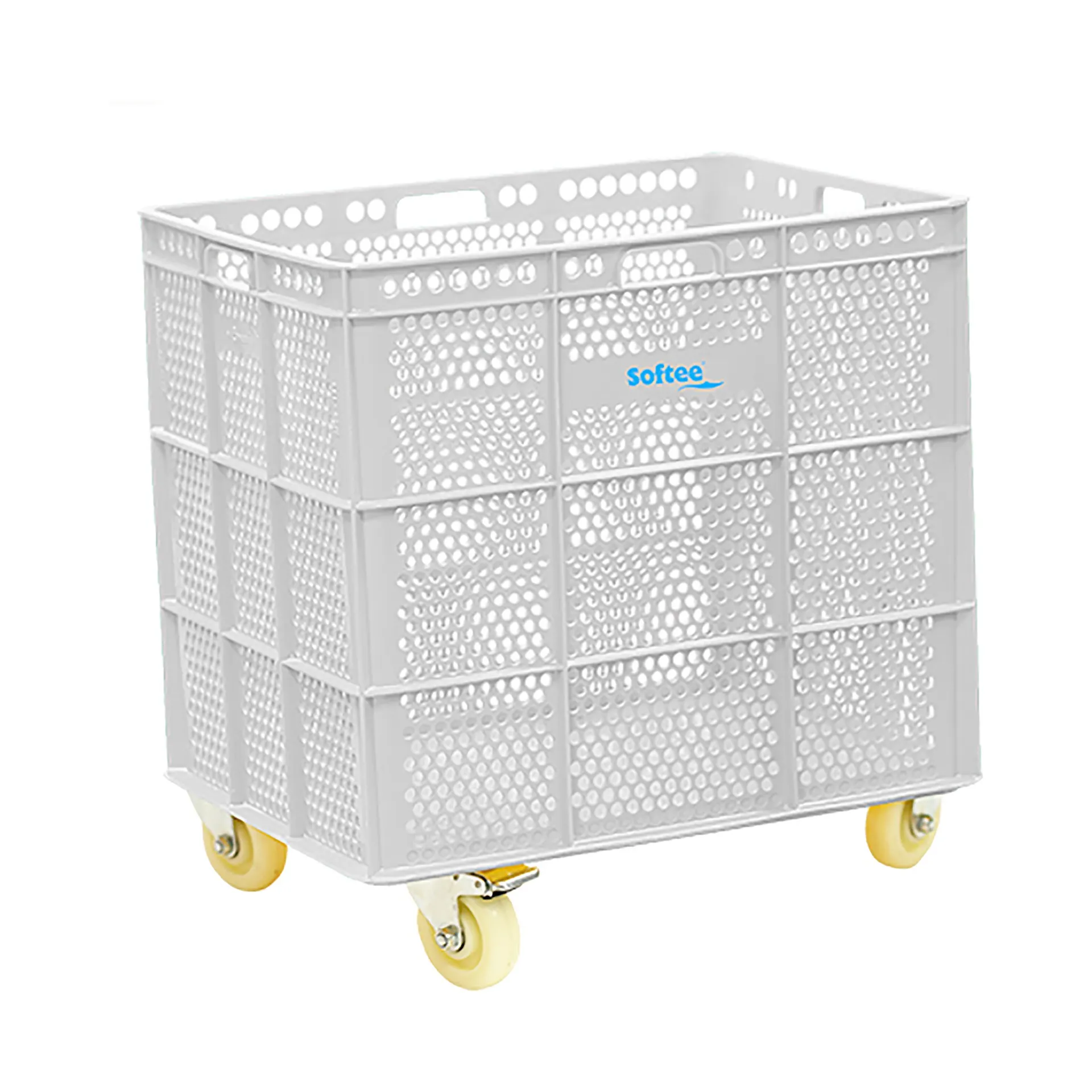 BANASTA CON RUEDAS INOX