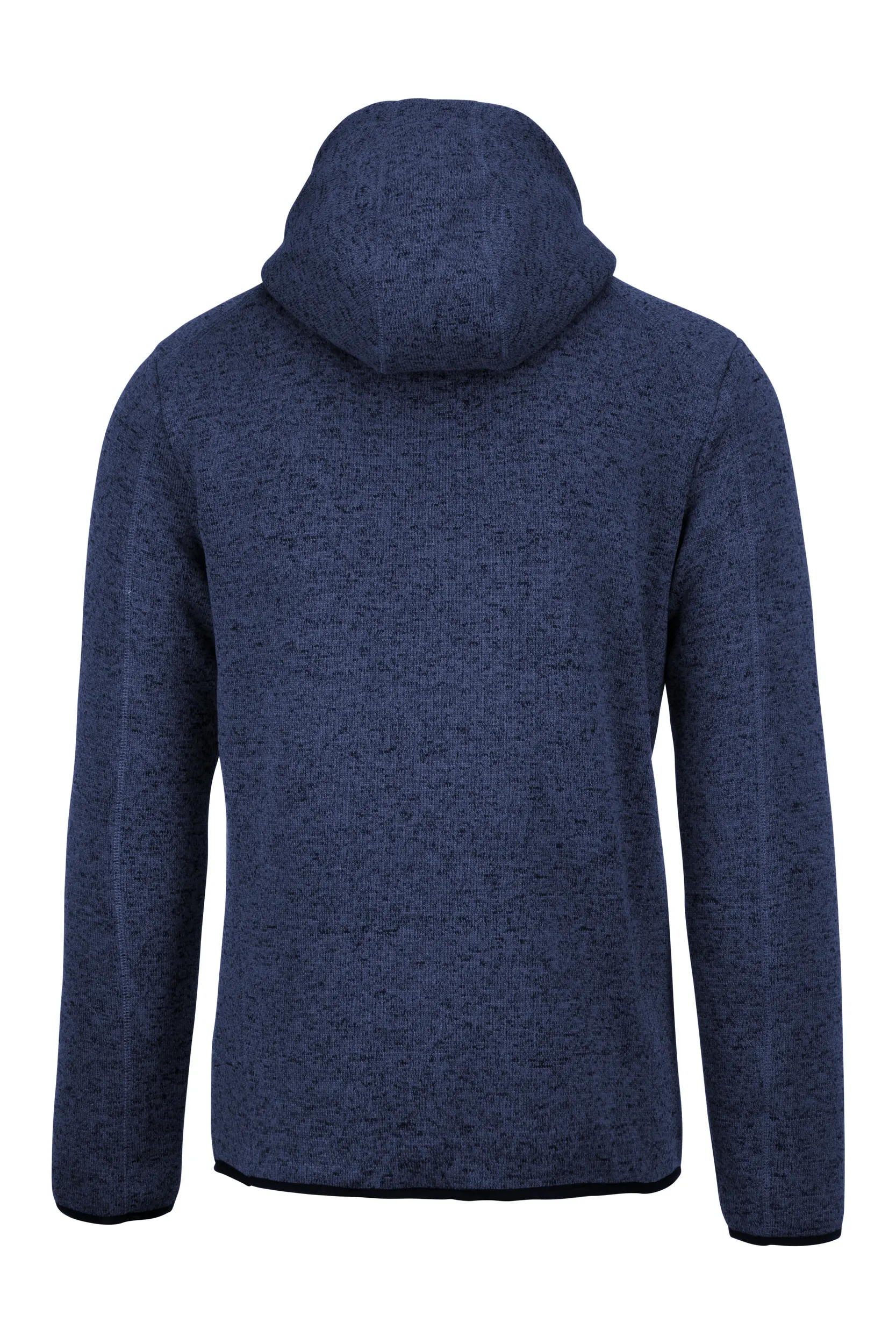Chaqueta jaspeada con capucha hombre