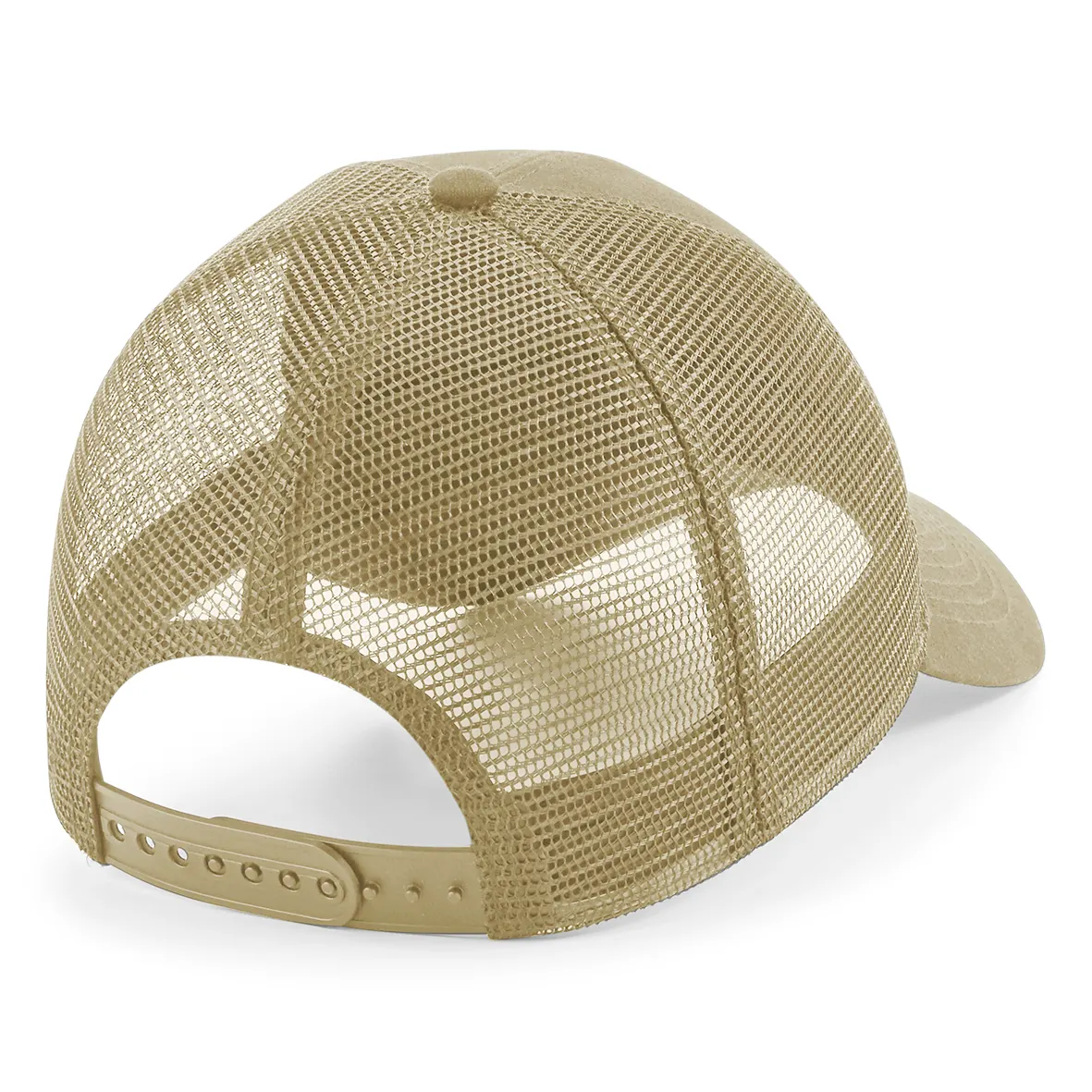 Gorra de rejilla con parche extraíble y ajustable en la parte trasera