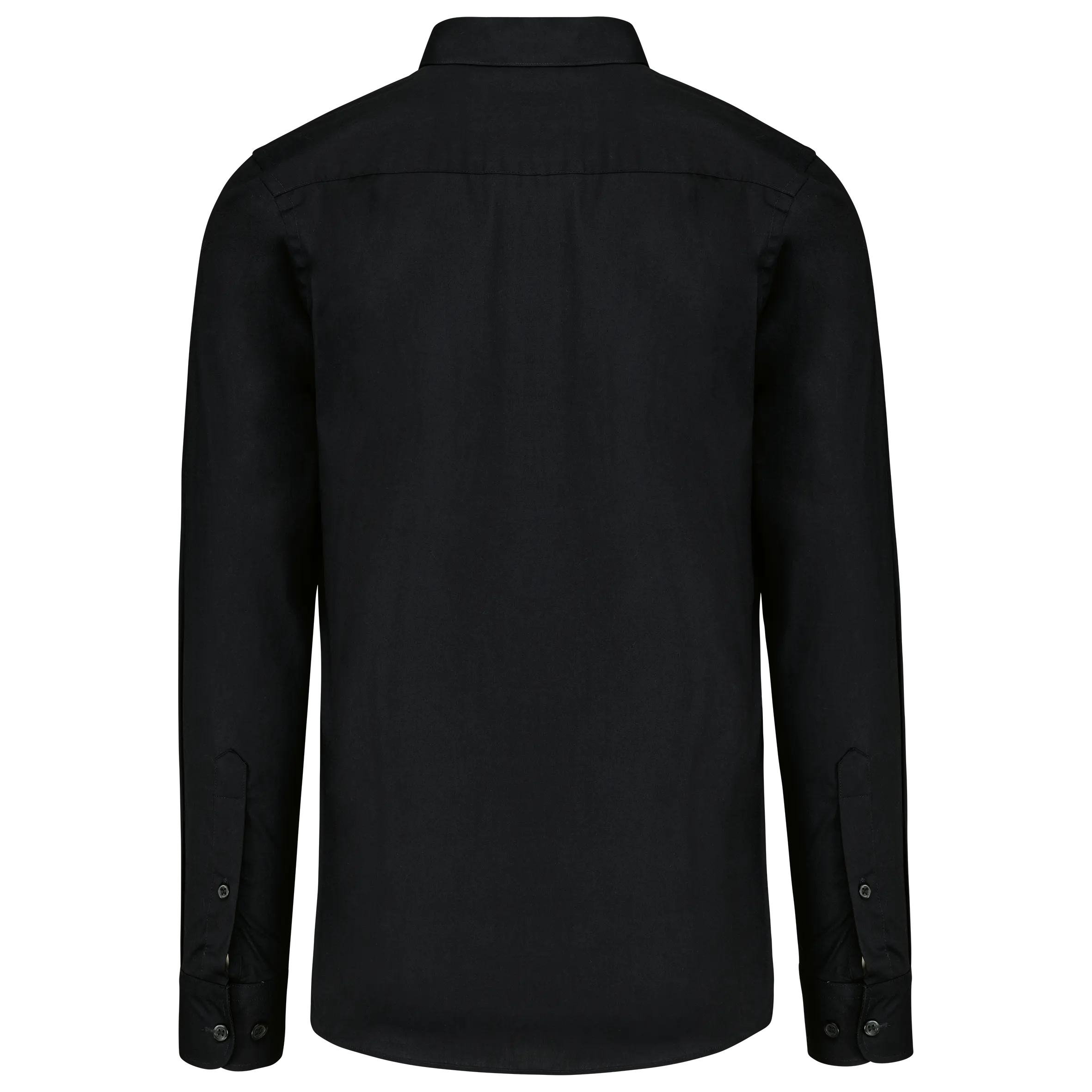 Camisa popelina manga larga hombre