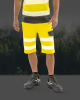Pantalón corto de seguridad elástico reciclado Safe-Guard