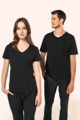 Camiseta Supima® cuello de pico manga corta hombre