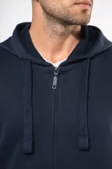 Sudadera con capucha y cremallera
