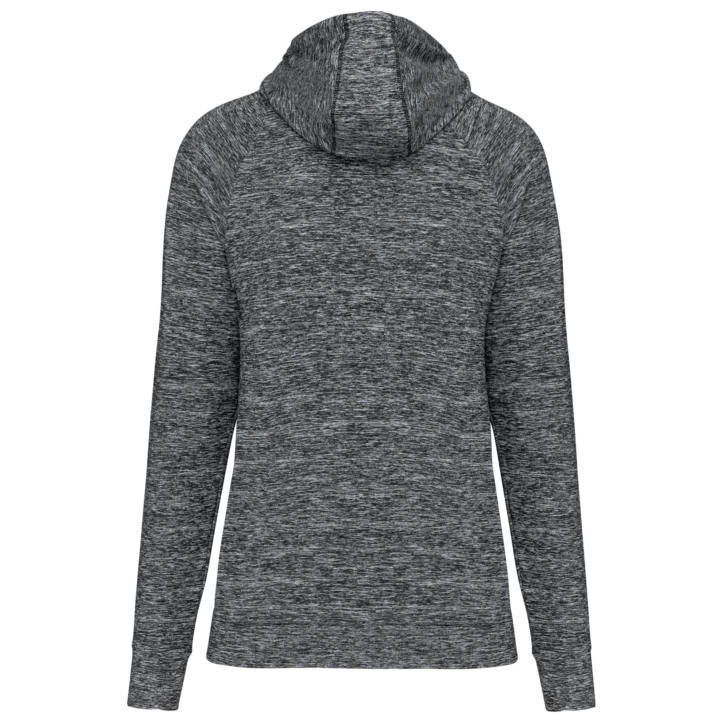 Sudadera deportiva capucha 1/4 cremallera unisex