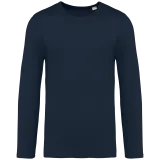 Camiseta ecorresponsable efecto lavado de manga larga unisex