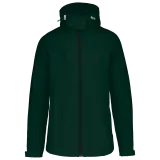 Chaqueta softshell con capucha extraíble mujer