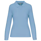Polo Antibacteriano manga larga mujer