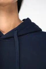 Sudadera ecorresponsable con capucha y hombros caídos French Terry unisex