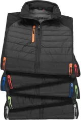 Chaleco Softshell Black Compass acolchado reciclado