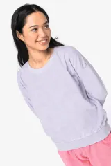 Sudadera ecorresponsable de rizo mujer