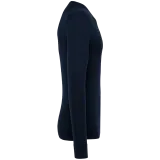 Jersey lana merina cuello de pico hombre