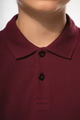 Polo manga larga infantil