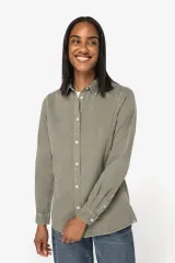 Camisa ecorresponsable efecto lavado mujer