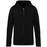 Sudadera ecorresponsable con cremallera y capucha unisex