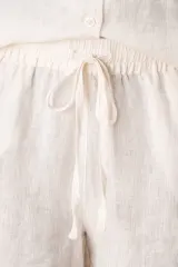 Short de lino mujer