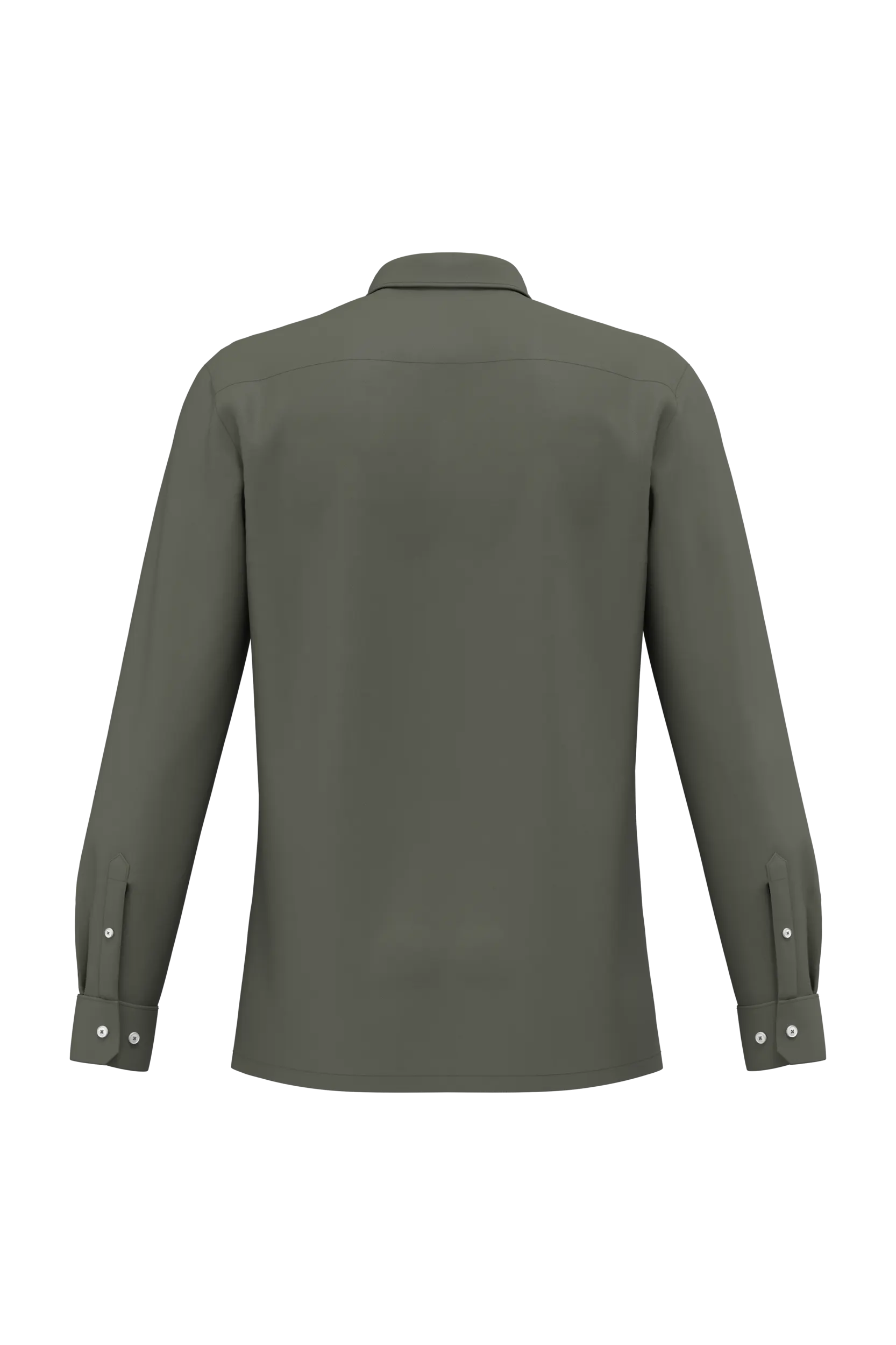 Camisa ecológica desteñida de punto piqué para hombre